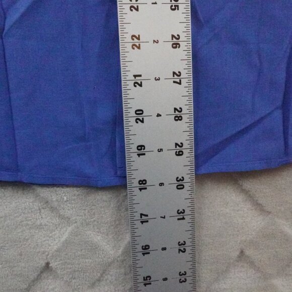 Frank & Eileen Don Button Up Shirt Mens Extra Large Solid Blue Formal Preppy - Picture 9 of 12